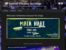 Tablet Screenshot of festival-chausse-tes-tongs.com